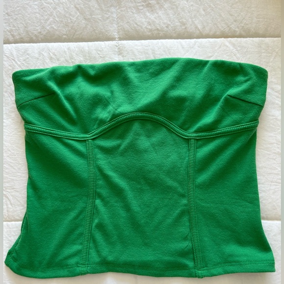 Princess Polly green tube top - Picture 3 of 3